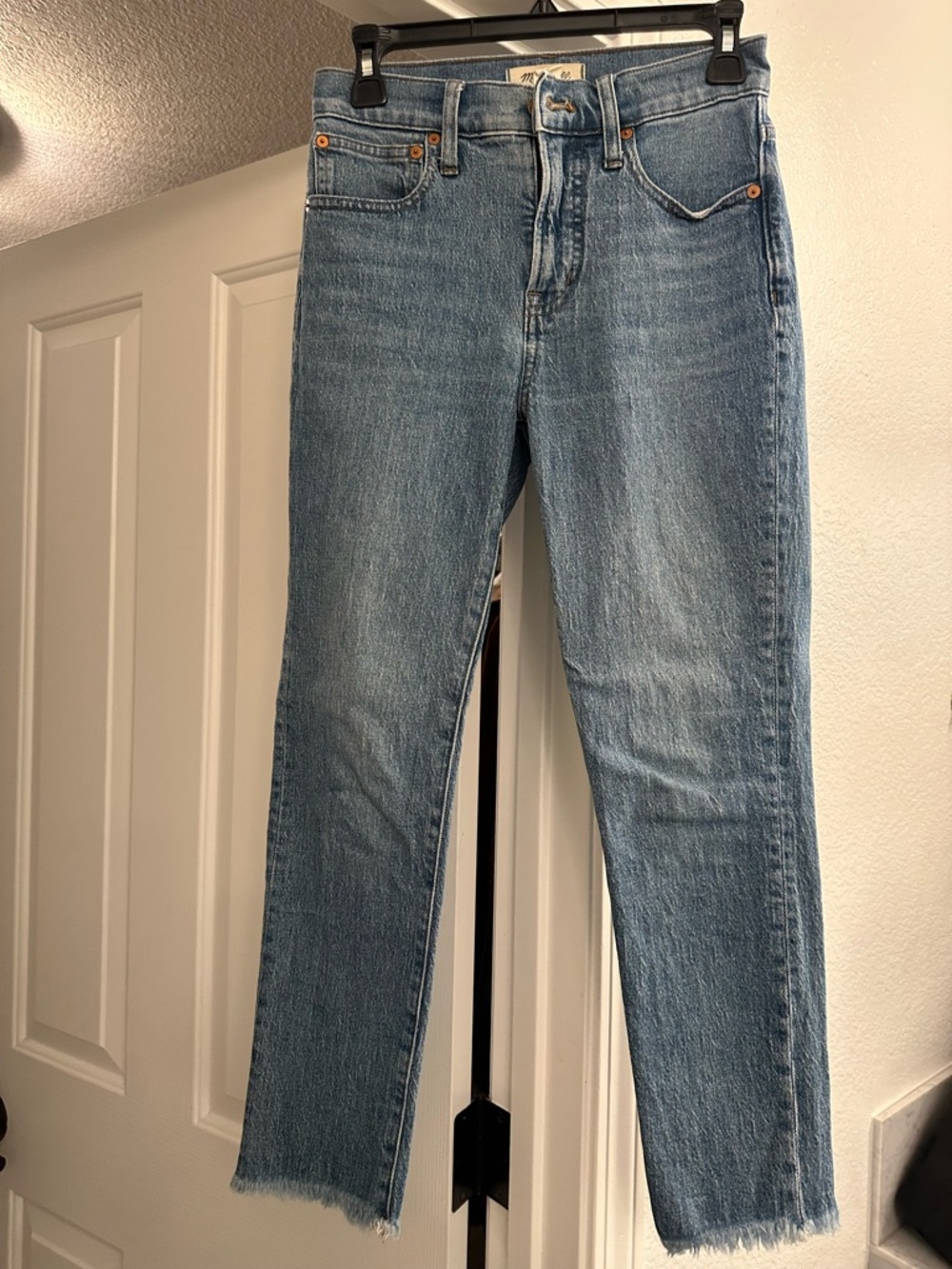 Madewell Straight-Leg Jeans in Light Blue Wash